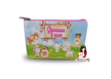 Necessaire Personalizada Fazendinha Rosa