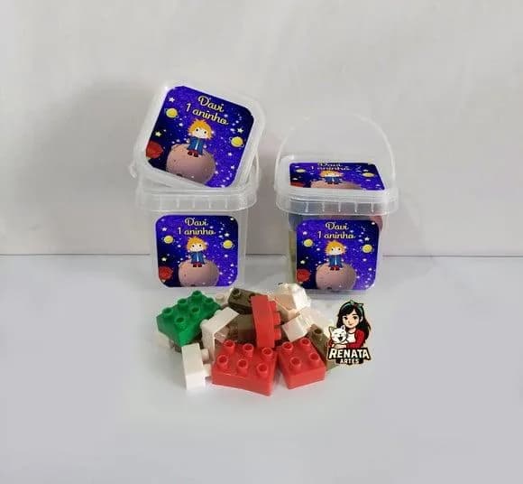 Monta Monta no Baldinho Personalizado Pequeno Príncipe