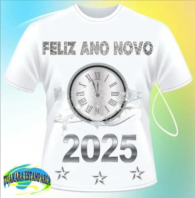 Camiseta Ano Novo 2025