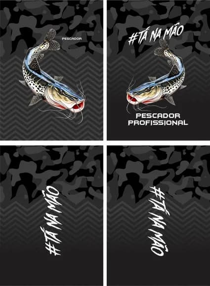 Arte Vetor Camisa Pesca-mod-0125