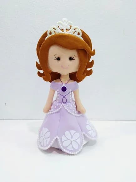 Princesa Sofia em Feltro.