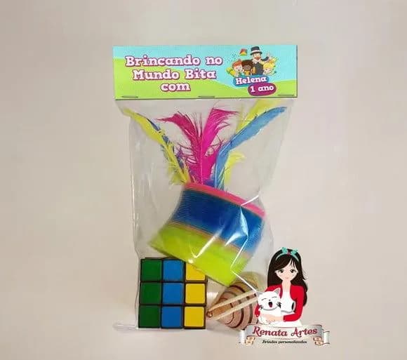 Kit Brinquedos Retrô Tema Mundo Bita