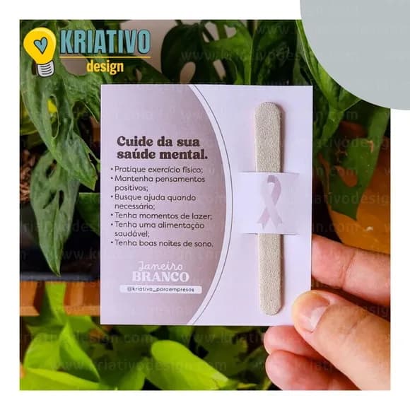 Brinde Lixa Janeiro Branco