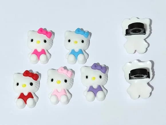 Ponteira P/lápis Hello Kitty 3cm Pacote com 5 Unidades