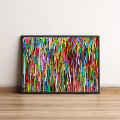 Quadro Explosão de Fitas Coloridas 826