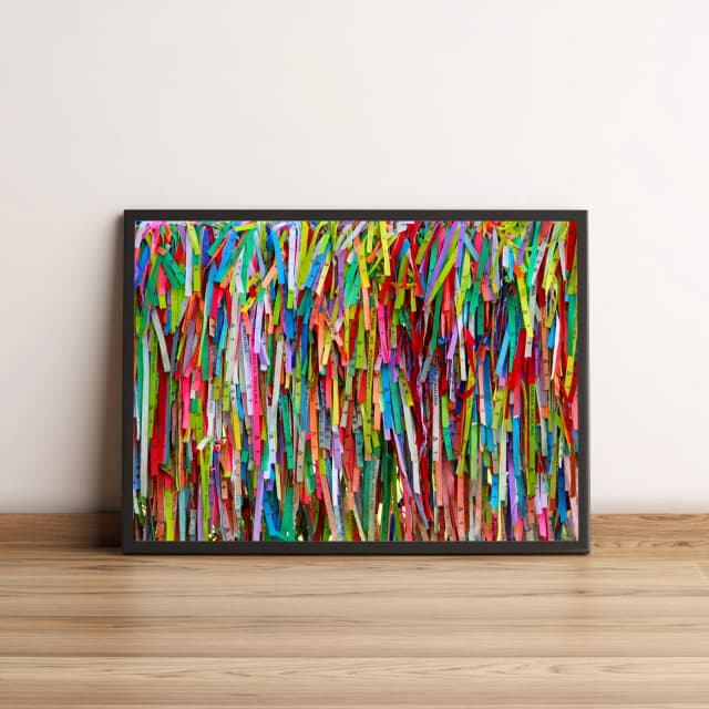 Quadro Explosão de Fitas Coloridas 826