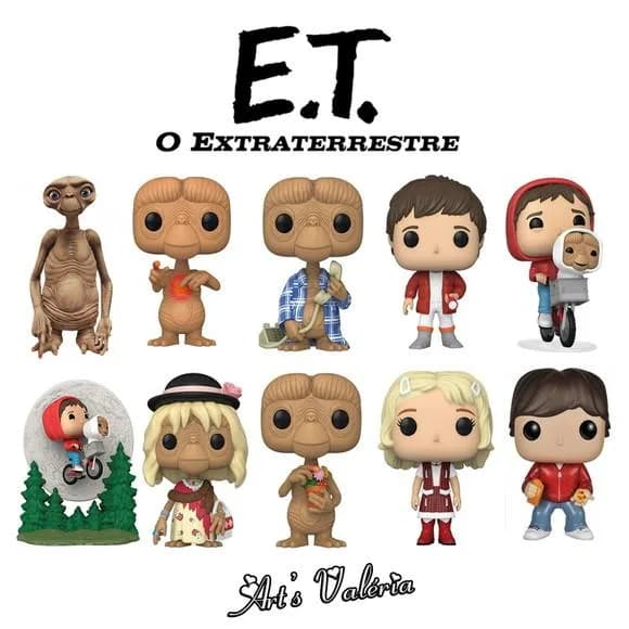 Display de Mesa E. T. o Extraterrestre - 18cm