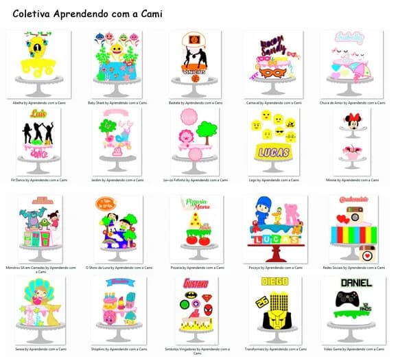 Arquivo de Corte - 20 Topos em Camadas - Aprendendo com Cami
