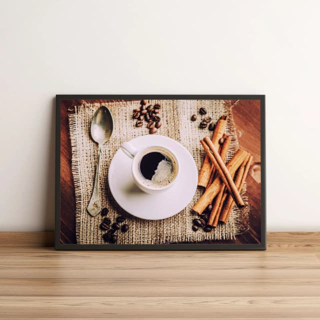 Quadro Xícara de Café com Canela 190