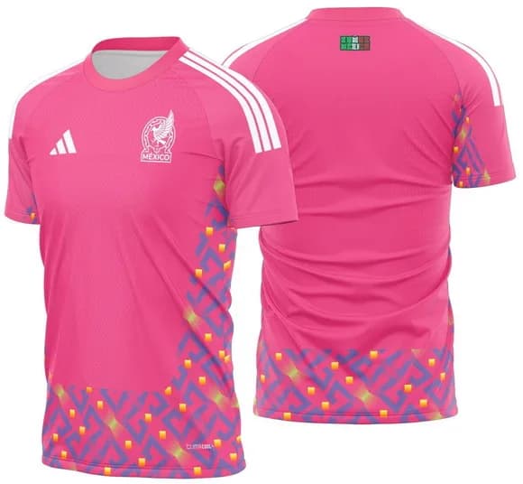 Arte Vetor Camisa Mexico Goleiro I 2026