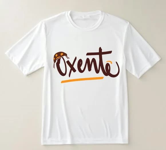 Camiseta Branca Oxente Chapéu Nordestino