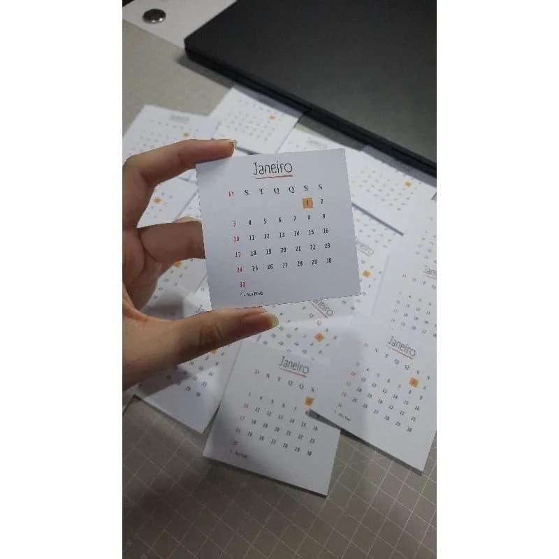 Mini calendário 2027 (25unidades)