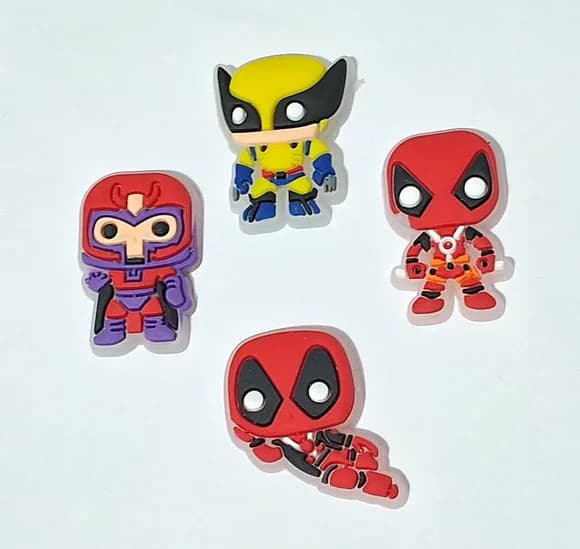 Aplique Fosforescente X-men Pacotes com 4 Unidades