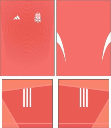Arte Vetor Camisa Argentina Goleiro 2025