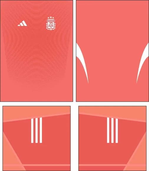 Arte Vetor Camisa Argentina Goleiro 2025