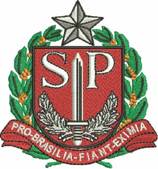 Matriz de Bordado Brasão do Estado de São Paulo