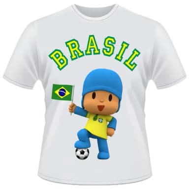 Camiseta Pocoyo Brasil