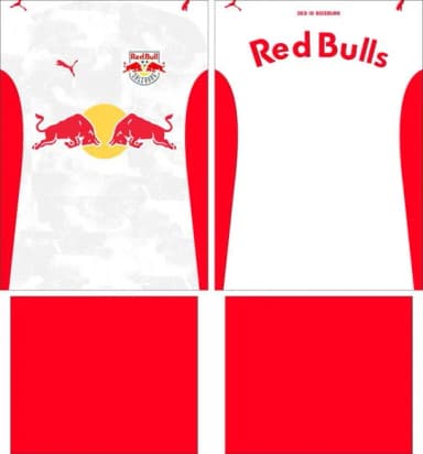 Arte Vetor Camisa Salzburg Rb Local 2025-2026