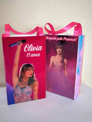 Sacolinhas Personalizada Taylor Swift Lembrancinhas Para Aniversário