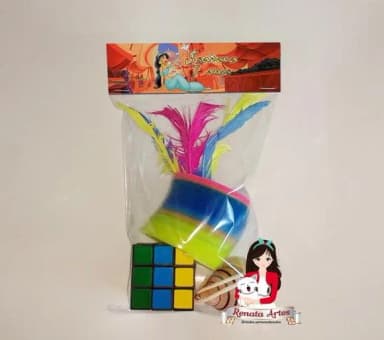Kit Brinquedos Retrô Personalizado Tema Jasmine