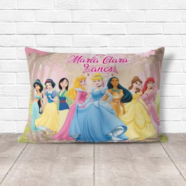 Almofada Personalizada lembrancinhas Princesas Disney