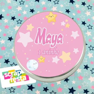 Latinhas Personalizadas Festa Brilha, Brilha Estrelinha