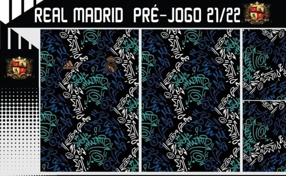Vetor Da Camisa Real Madrid Prejogo 2022