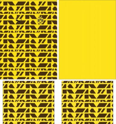 Arte Vetor Camisa Borussia Pre-jogo Local 2025-2026
