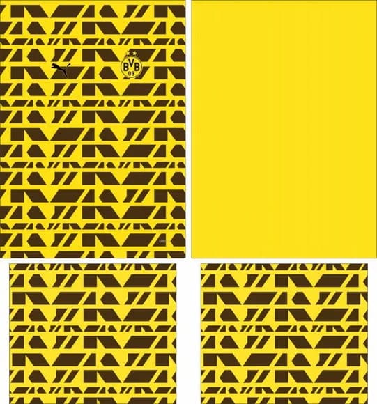 Arte Vetor Camisa Borussia Pre-jogo Local 2025-2026