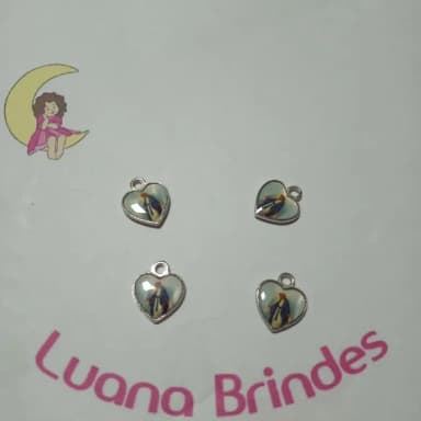 Medalha Dupla Face Graças Niquel 1,7cm Pct 10 Unidaes