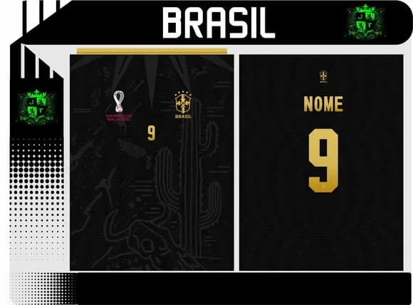 Vetor Camisa da camisa do brasil desert