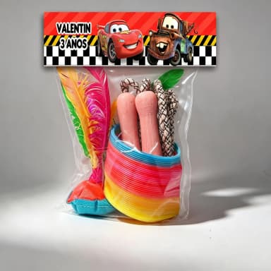 Kit Lembrancinhas Personalizada Carros Diney
