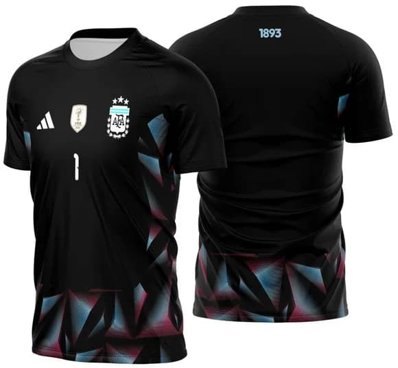 Arte Vetor Camisa Argentina Goleiro 2026