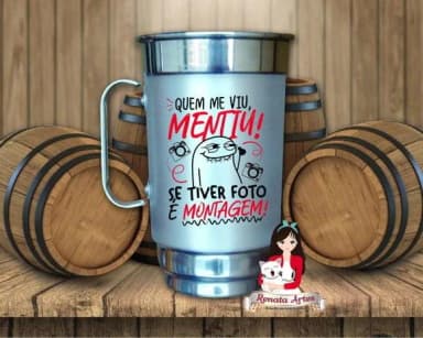 Caneca de Chopp Personalizada Carnaval 2 500 ml