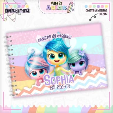 Caderno de Desenho- Qualquer Tema