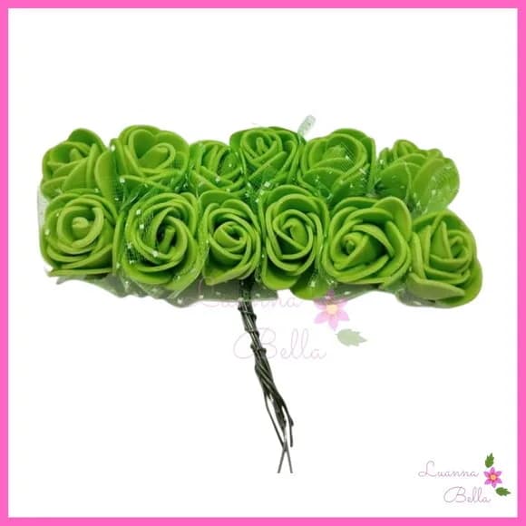 Buque de Flor Verde em EVA - Pct c/ 2 Buques