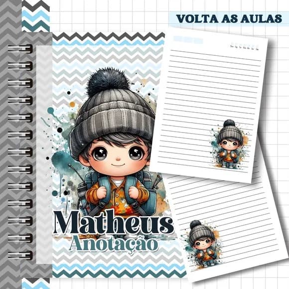 Caderno ou Agenda Personalizada