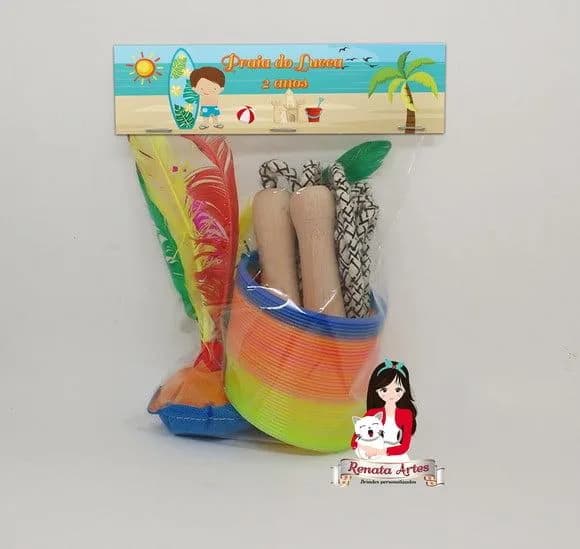 Kit Boa Infância Personalizado Praia Surf