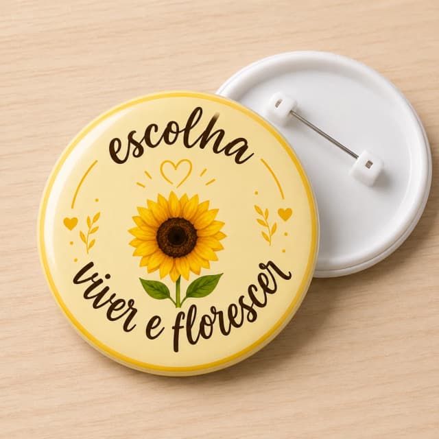 Botton Setembro Amarelo - brinde 33mm