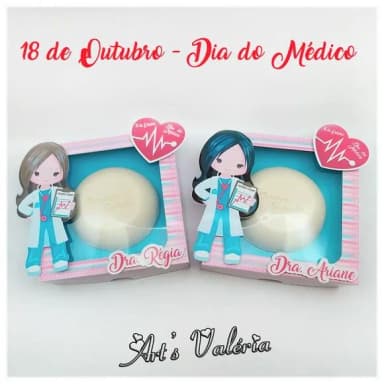 Caixa para Sabonete Dia do Médico