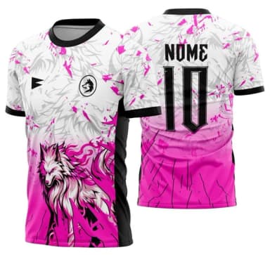 Arte Vetor Camisa Interclasse Lobo Mod-884