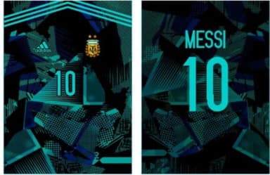 Vetor Camisa do Argentina personalizada 2022