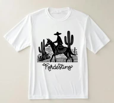 Camiseta Nordestino Arte Xilogravura Sertão