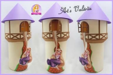 Torre da Rapunzel com Aplique