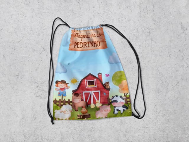 Mochilinha Personalizada Doces e Guloseimas