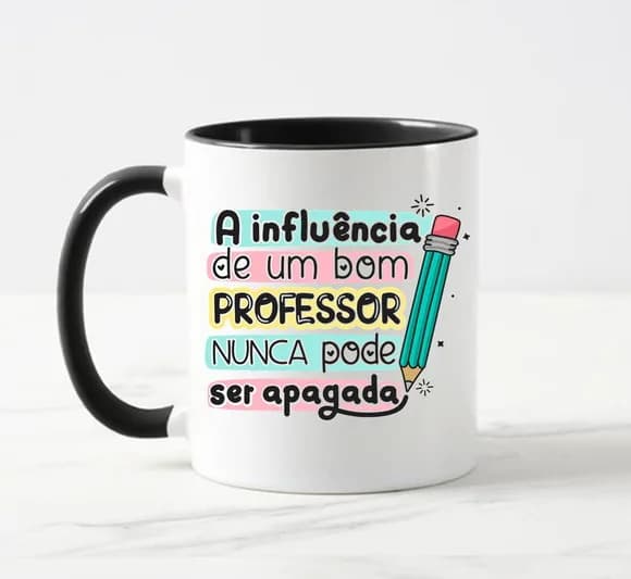 Caneca a Influência de Um Bom Professor