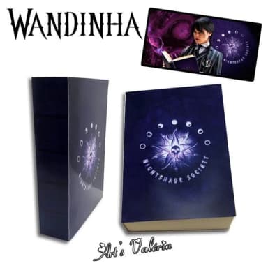Caixa Livro Nightshade Society - Wandinha Addams