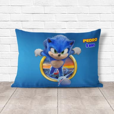 Almofada Personalizada lembrancinhas do Sonic