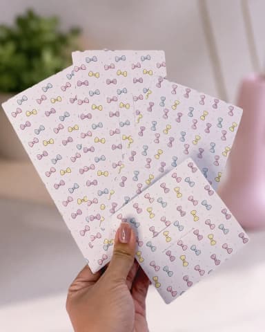 Kit 50 tags para laços - tema lacinhos