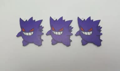Pingente Pokémon Gengar em Acrílico UV